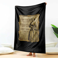 Harriet Tubman Freedom Fighter Throw Blanket Feminist History Gift - Wonder Print Shop