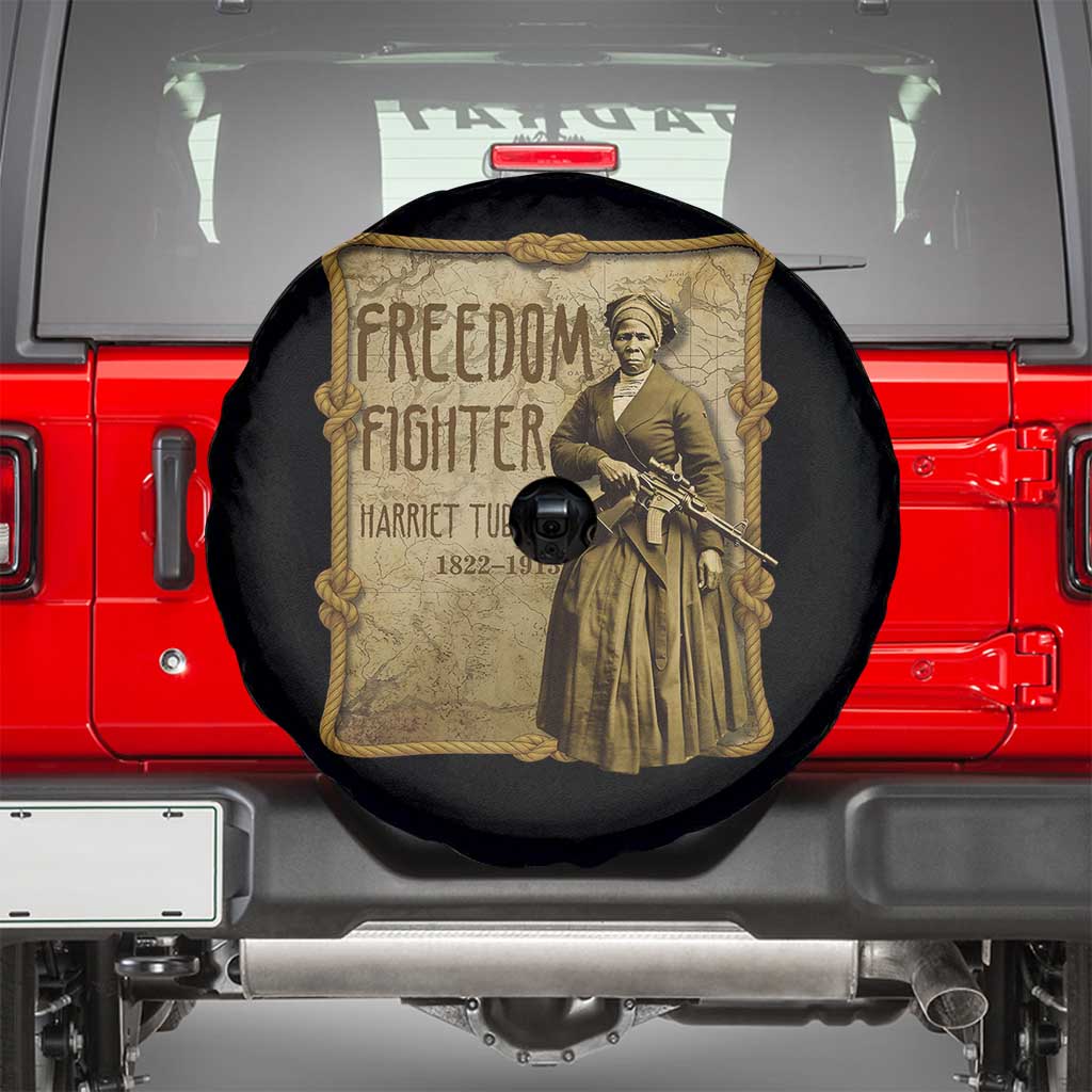 Harriet Tubman Freedom Fighter Spare Tire Cover Feminist History Gift - Wonder Print Shop