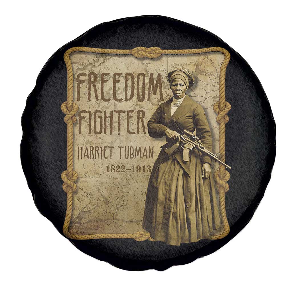 Harriet Tubman Freedom Fighter Spare Tire Cover Feminist History Gift - Wonder Print Shop