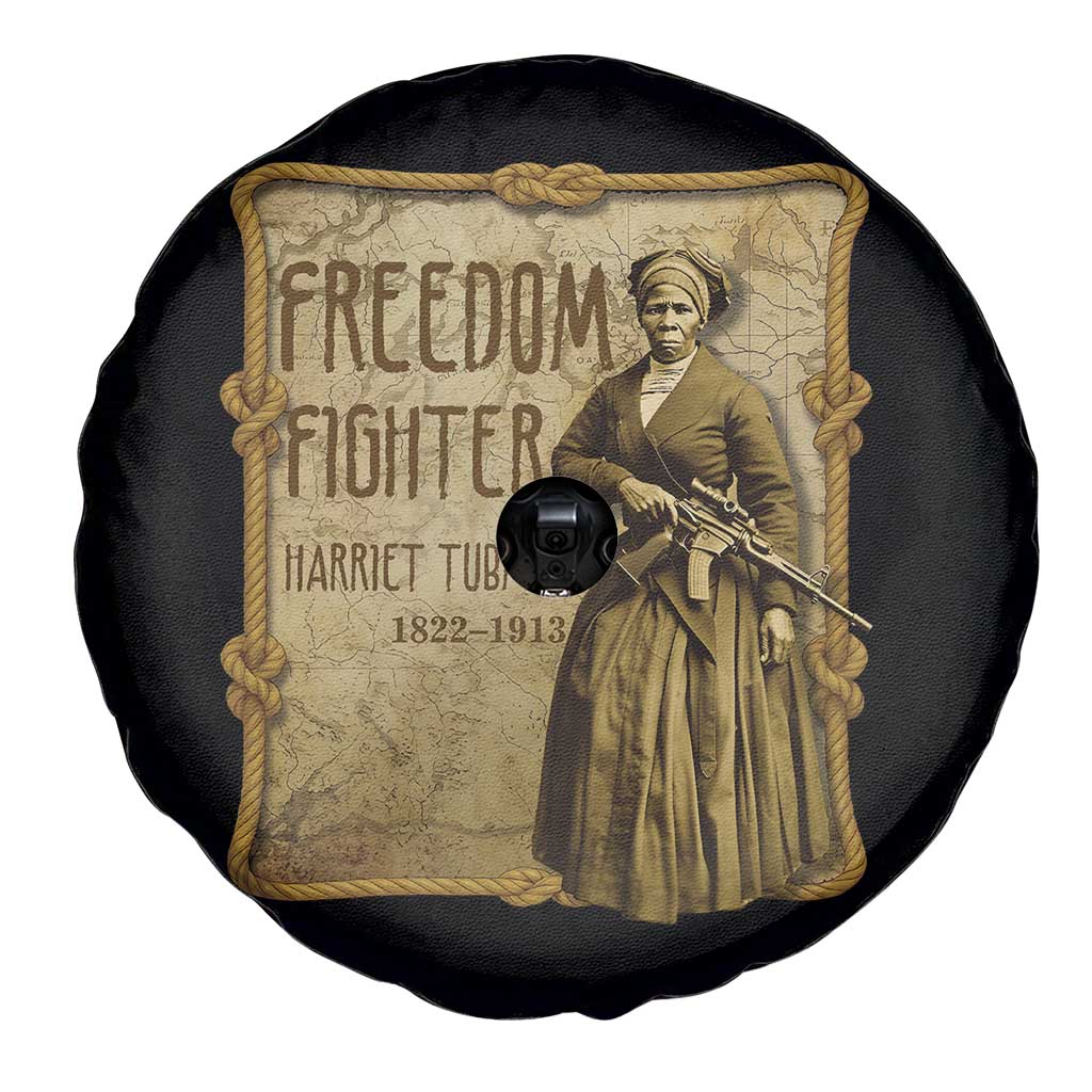 Harriet Tubman Freedom Fighter Spare Tire Cover Feminist History Gift - Wonder Print Shop