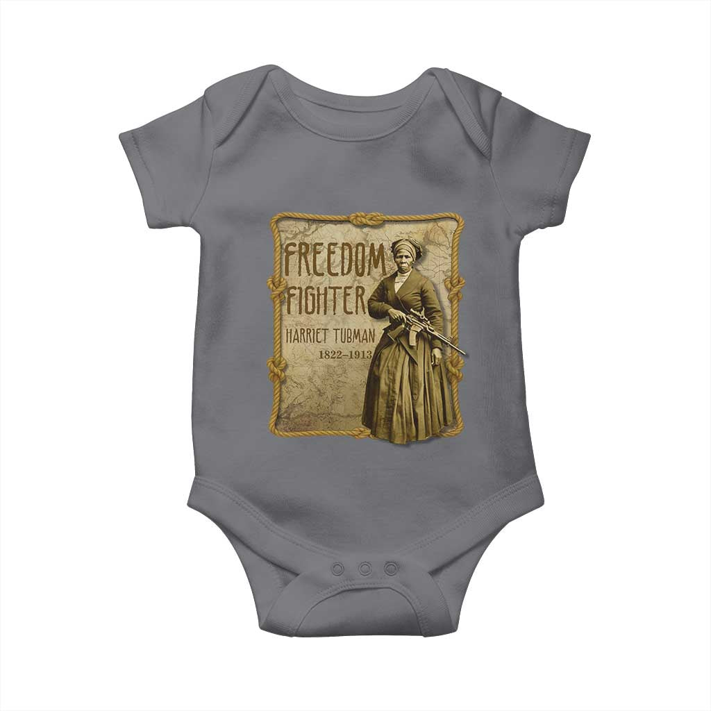 Harriet Tubman Freedom Fighter Baby Onesie Feminist History Gift - Wonder Print Shop