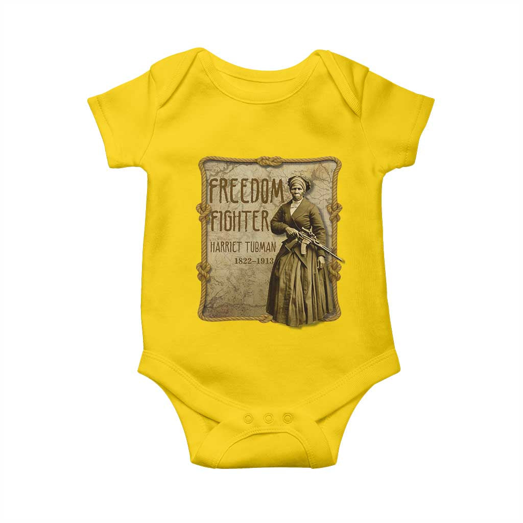 Harriet Tubman Freedom Fighter Baby Onesie Feminist History Gift - Wonder Print Shop