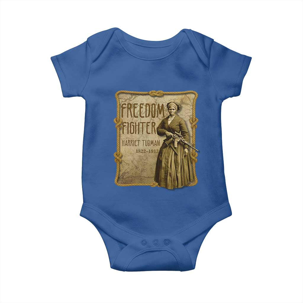 Harriet Tubman Freedom Fighter Baby Onesie Feminist History Gift - Wonder Print Shop