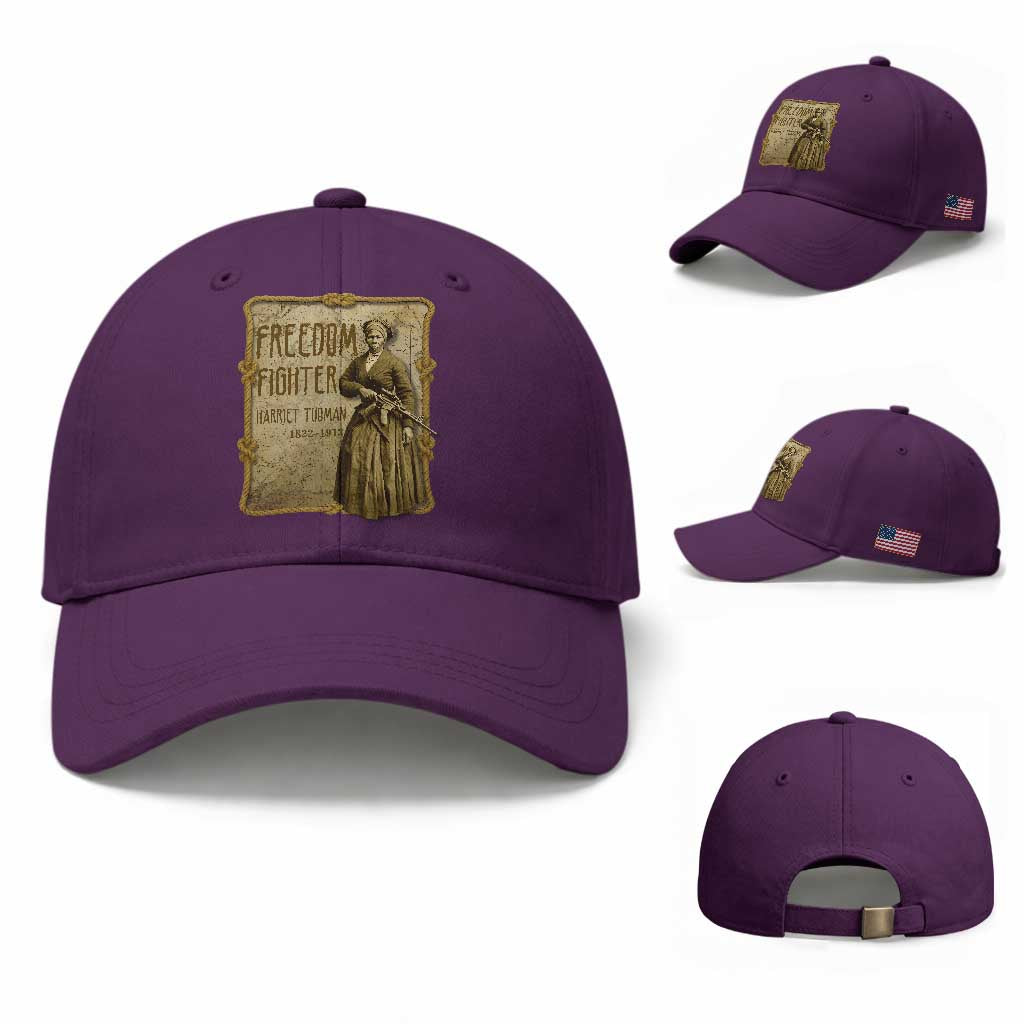 Harriet Tubman Freedom Fighter Baseball Cap Feminist History Gift