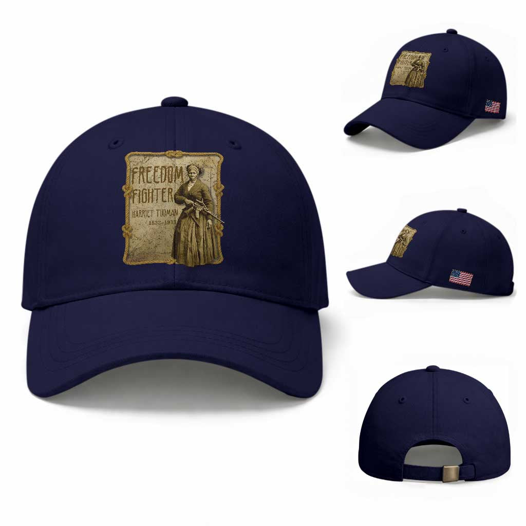 Harriet Tubman Freedom Fighter Baseball Cap Feminist History Gift