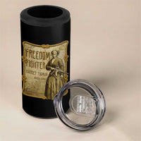 Harriet Tubman Freedom Fighter 4 in 1 Can Cooler Tumbler Feminist History Gift - Wonder Print Shop