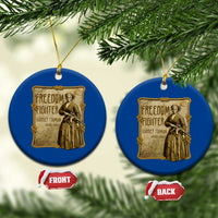 Harriet Tubman Freedom Fighter Ceramic Ornament Feminist History Gift - Wonder Print Shop