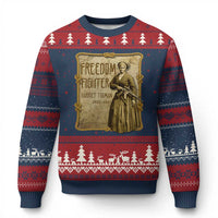 Harriet Tubman Freedom Fighter Ugly Christmas Sweater Feminist History Gift - Wonder Print Shop