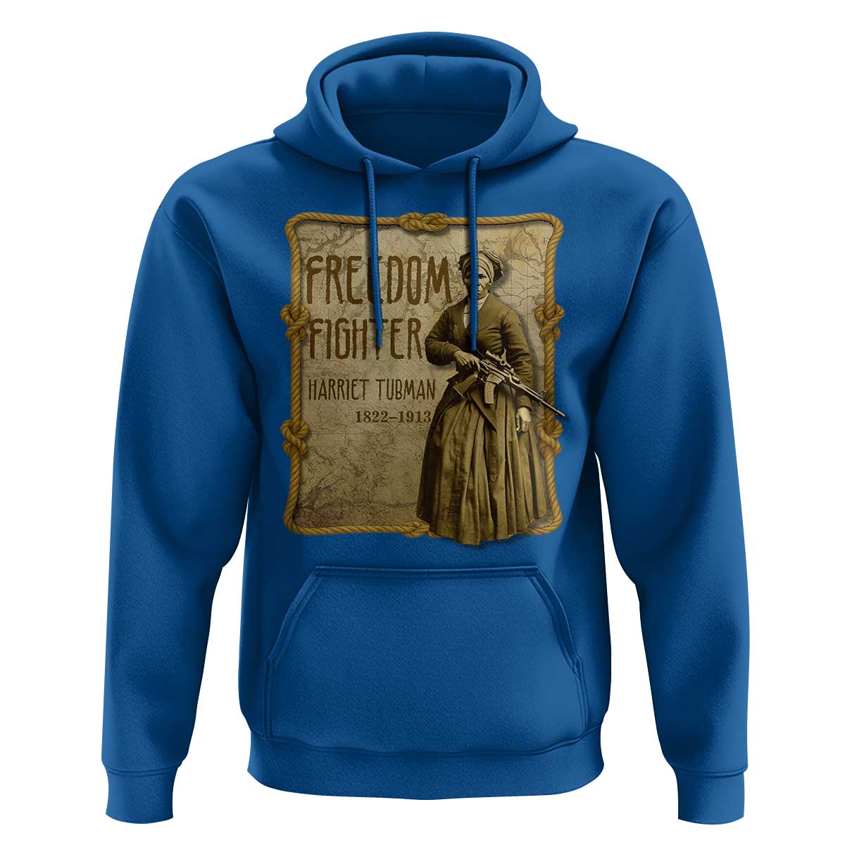 Harriet Tubman Freedom Fighter Hoodie Feminist History Gift - Wonder Print Shop