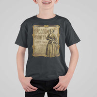 Harriet Tubman Freedom Fighter T Shirt For Kid Feminist History Gift - Wonder Print Shop