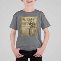 Harriet Tubman Freedom Fighter T Shirt For Kid Feminist History Gift - Wonder Print Shop