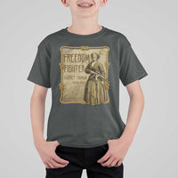 Harriet Tubman Freedom Fighter T Shirt For Kid Feminist History Gift - Wonder Print Shop