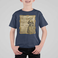 Harriet Tubman Freedom Fighter T Shirt For Kid Feminist History Gift - Wonder Print Shop