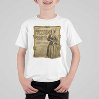Harriet Tubman Freedom Fighter T Shirt For Kid Feminist History Gift - Wonder Print Shop