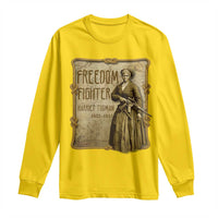 Harriet Tubman Freedom Fighter Long Sleeve Shirt Feminist History Gift - Wonder Print Shop
