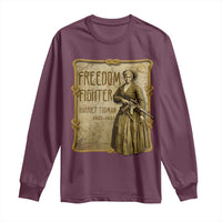 Harriet Tubman Freedom Fighter Long Sleeve Shirt Feminist History Gift - Wonder Print Shop