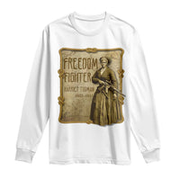 Harriet Tubman Freedom Fighter Long Sleeve Shirt Feminist History Gift - Wonder Print Shop