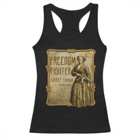 Harriet Tubman Freedom Fighter Racerback Tank Top Feminist History Gift - Wonder Print Shop