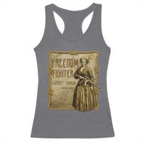 Harriet Tubman Freedom Fighter Racerback Tank Top Feminist History Gift - Wonder Print Shop