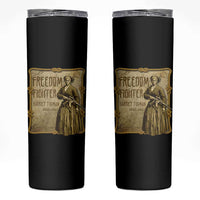 Harriet Tubman Freedom Fighter Skinny Tumbler Feminist History Gift - Wonder Print Shop