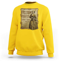 Harriet Tubman Freedom Fighter Sweatshirt Feminist History Gift - Wonder Print Shop