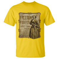 Harriet Tubman Freedom Fighter T Shirt Feminist History Gift - Wonder Print Shop
