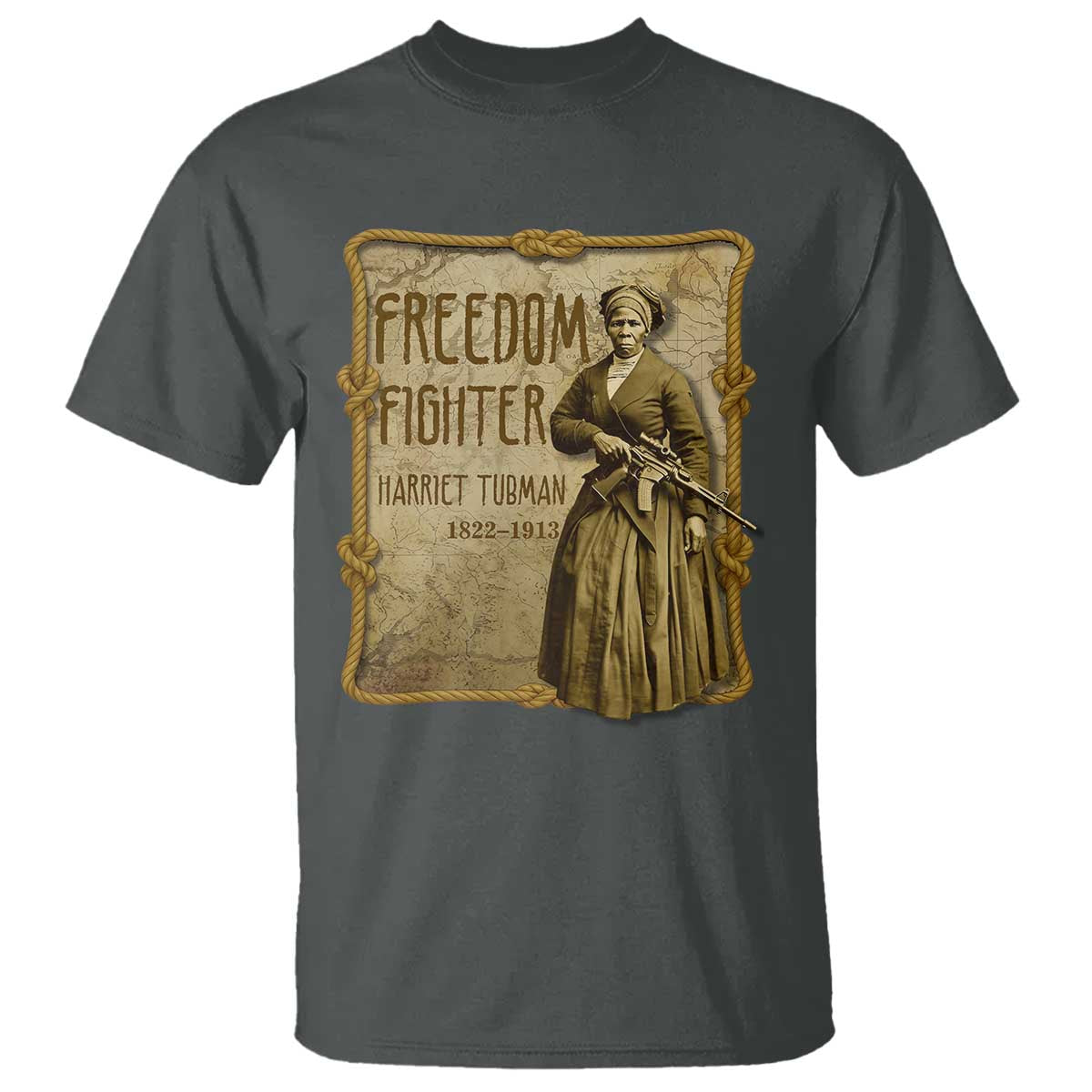 Harriet Tubman Freedom Fighter T Shirt Feminist History Gift - Wonder Print Shop