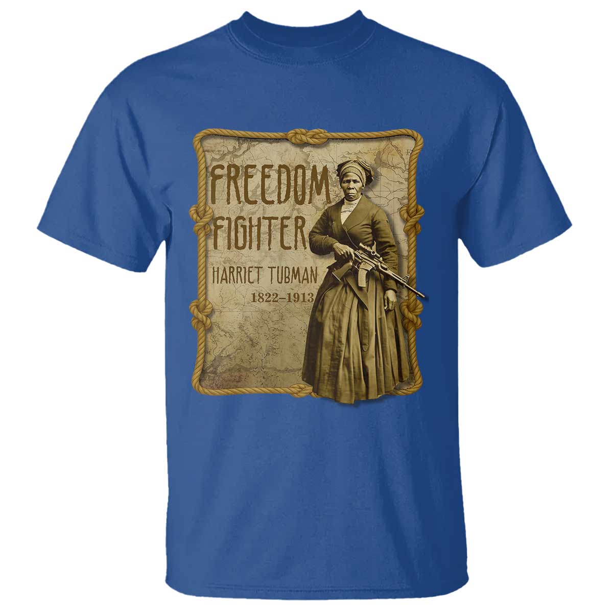 Harriet Tubman Freedom Fighter T Shirt Feminist History Gift - Wonder Print Shop