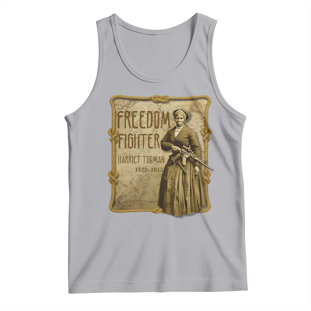 Harriet Tubman Freedom Fighter Tank Top Feminist History Gift - Wonder Print Shop