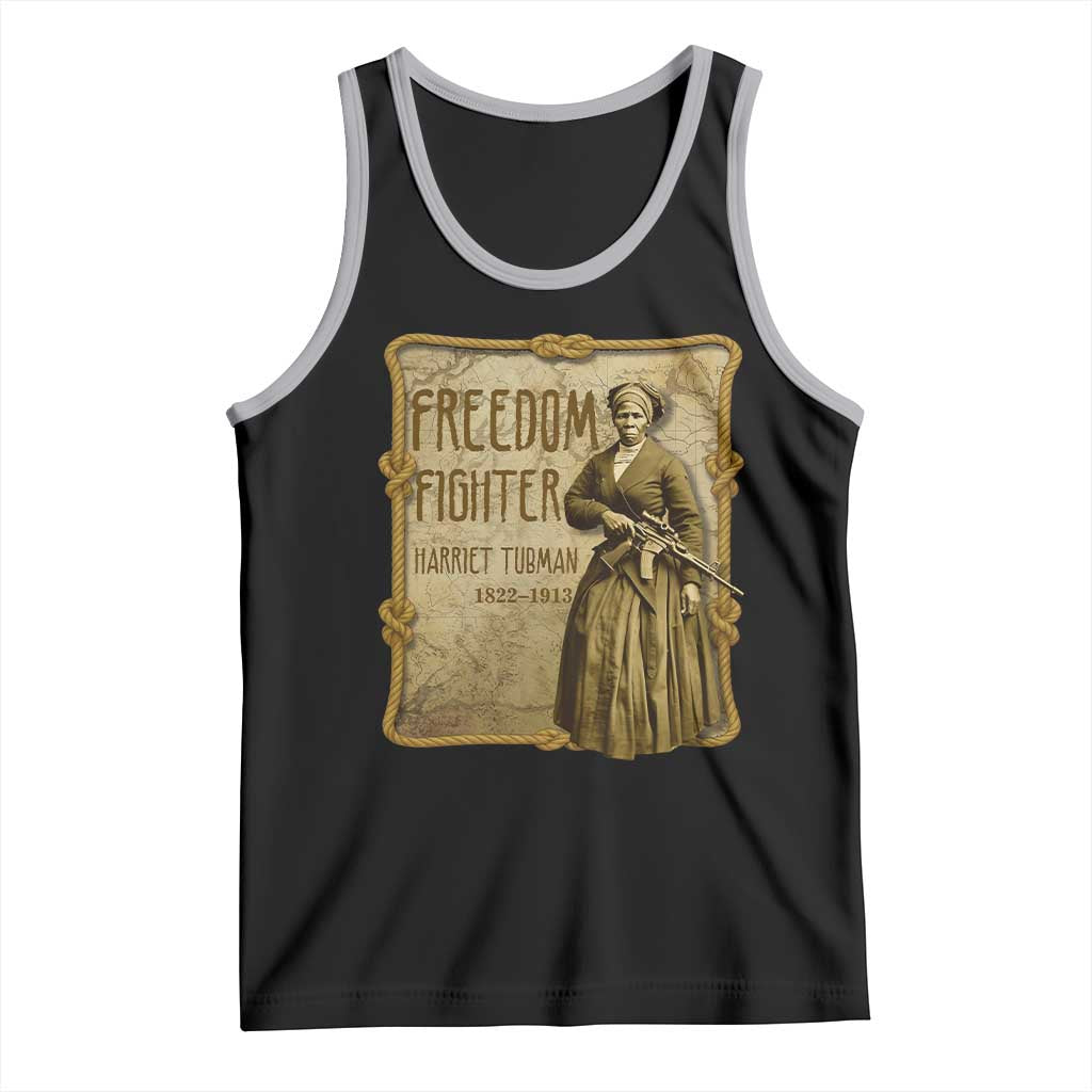 Harriet Tubman Freedom Fighter Tank Top Feminist History Gift - Wonder Print Shop