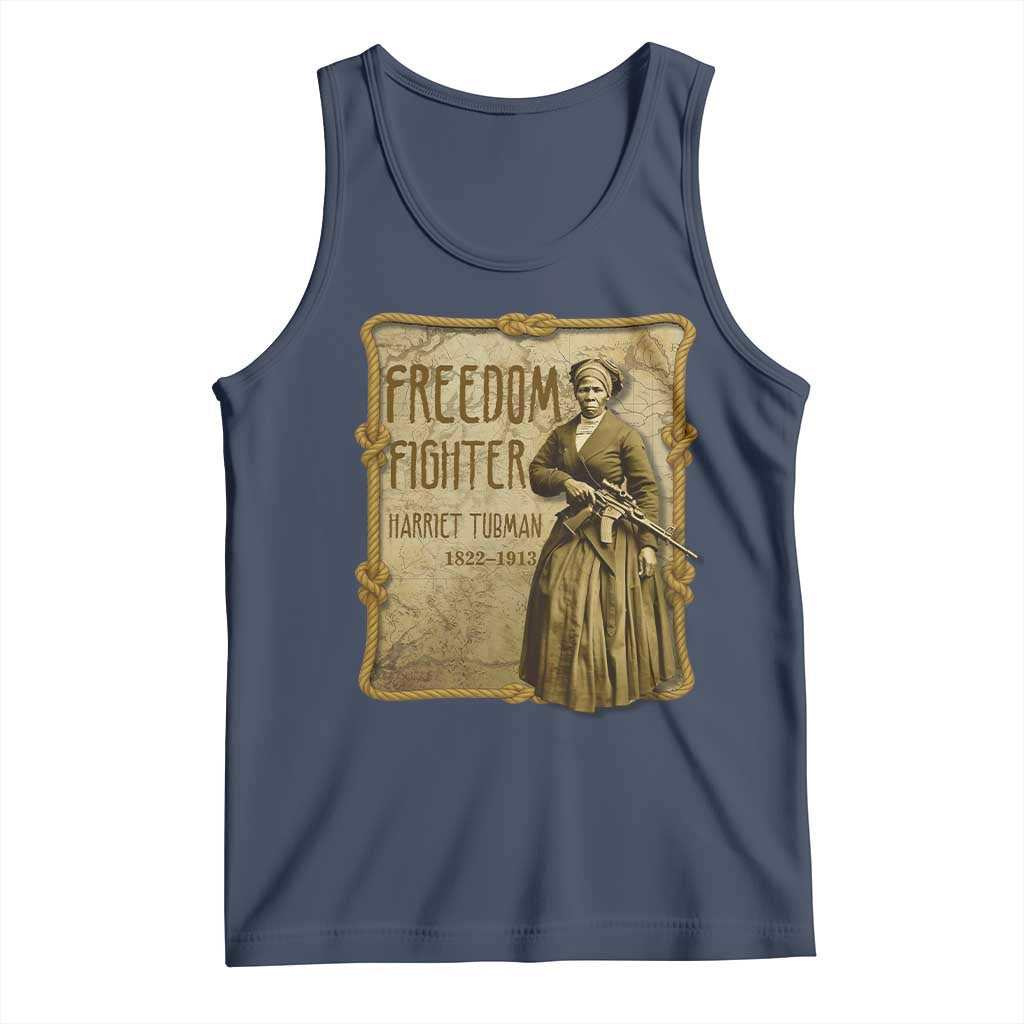 Harriet Tubman Freedom Fighter Tank Top Feminist History Gift - Wonder Print Shop