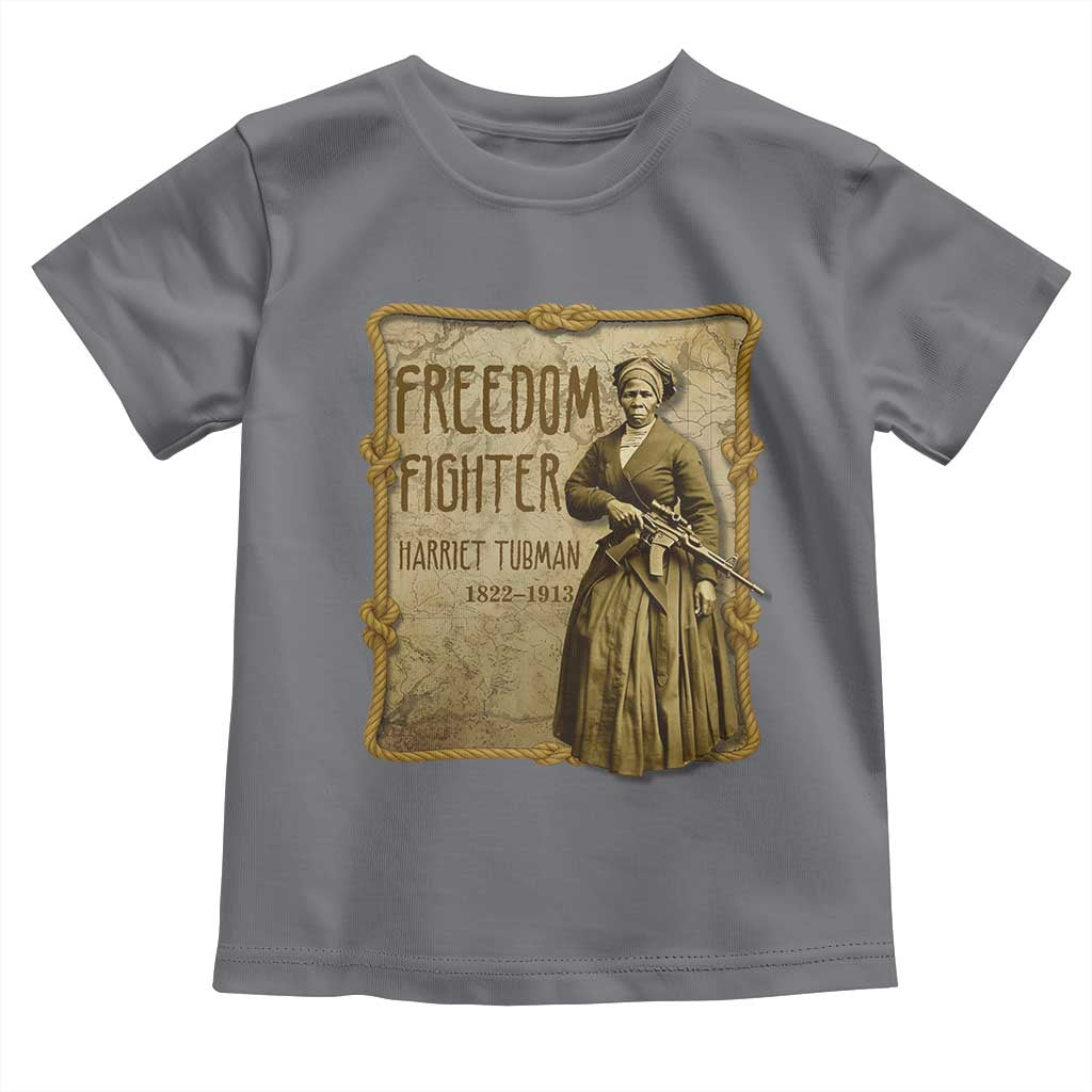 Harriet Tubman Freedom Fighter Toddler T Shirt Feminist History Gift - Wonder Print Shop