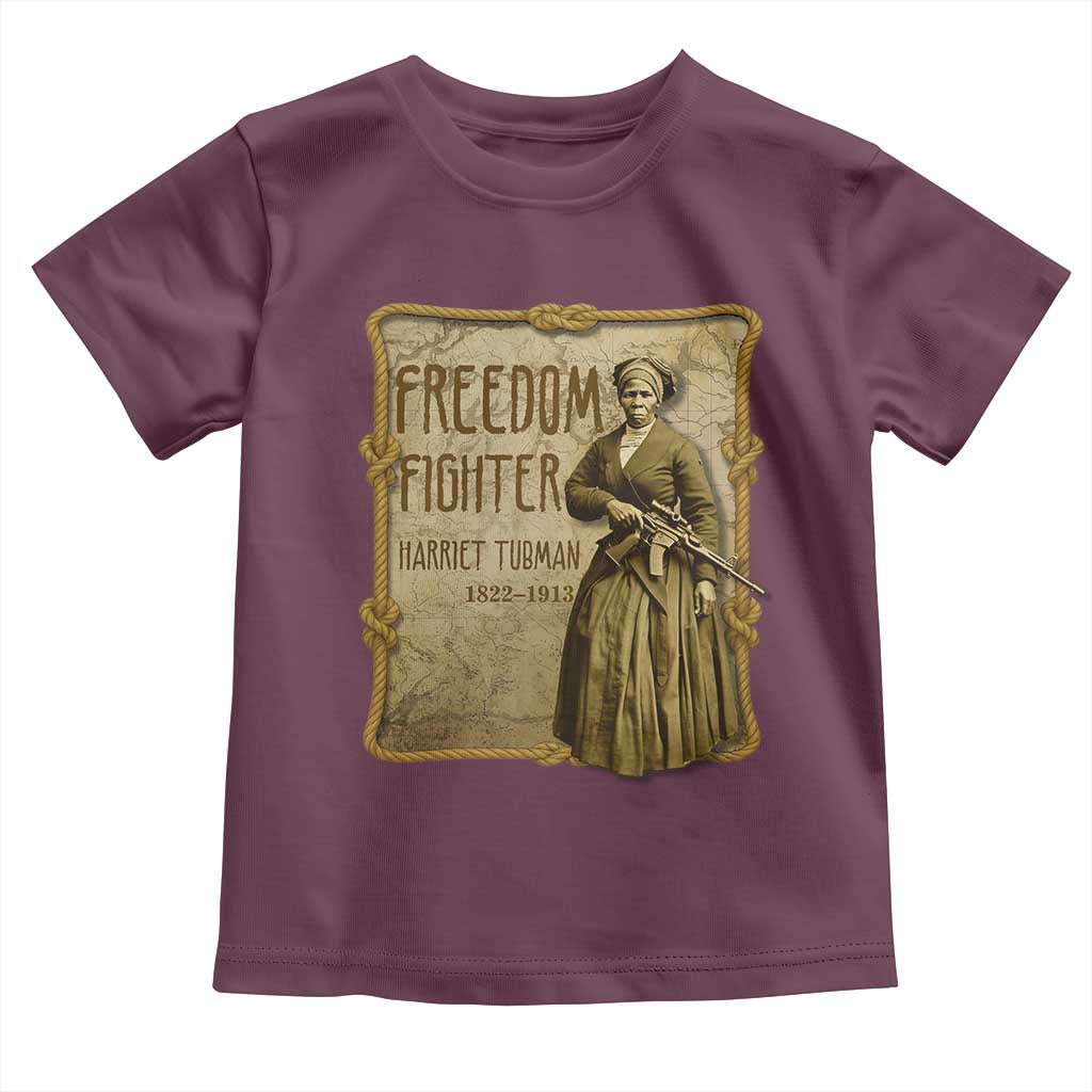 Harriet Tubman Freedom Fighter Toddler T Shirt Feminist History Gift - Wonder Print Shop