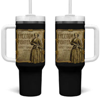Harriet Tubman Freedom Fighter Tumbler With Handle Feminist History Gift - Wonder Print Shop