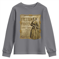 Harriet Tubman Freedom Fighter Youth Sweatshirt Feminist History Gift - Wonder Print Shop