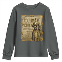 Harriet Tubman Freedom Fighter Youth Sweatshirt Feminist History Gift - Wonder Print Shop