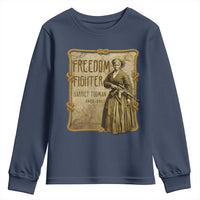 Harriet Tubman Freedom Fighter Youth Sweatshirt Feminist History Gift - Wonder Print Shop