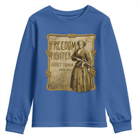 Harriet Tubman Freedom Fighter Youth Sweatshirt Feminist History Gift - Wonder Print Shop