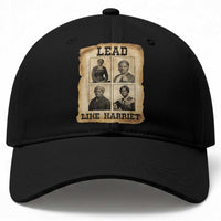 Vintage Harriet Tubman Poster Baseball Cap Lead Like Harriet