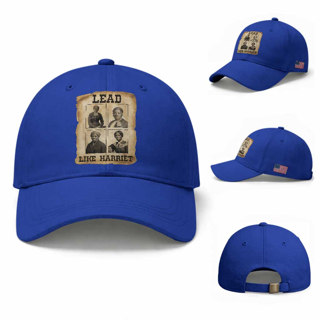Vintage Harriet Tubman Poster Baseball Cap Lead Like Harriet