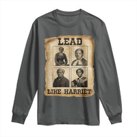 Vintage Harriet Tubman Poster Long Sleeve Shirt Lead Like Harriet - Wonder Print Shop