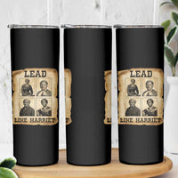 Vintage Harriet Tubman Poster Skinny Tumbler Lead Like Harriet - Wonder Print Shop