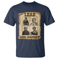 Vintage Harriet Tubman Poster T Shirt Lead Like Harriet - Wonder Print Shop