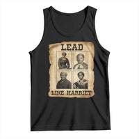 Vintage Harriet Tubman Poster Tank Top Lead Like Harriet - Wonder Print Shop