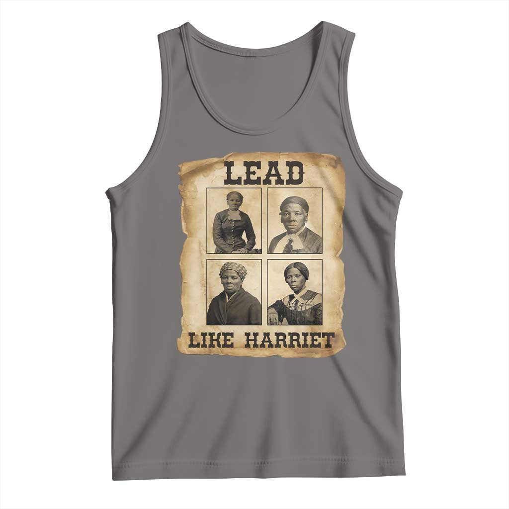 Vintage Harriet Tubman Poster Tank Top Lead Like Harriet - Wonder Print Shop