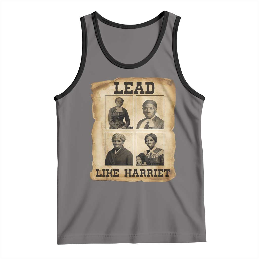 Vintage Harriet Tubman Poster Tank Top Lead Like Harriet - Wonder Print Shop