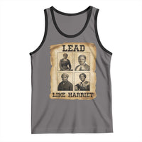 Vintage Harriet Tubman Poster Tank Top Lead Like Harriet - Wonder Print Shop