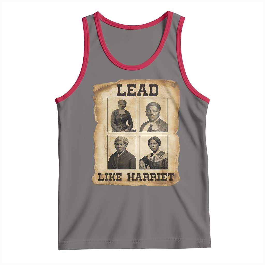 Vintage Harriet Tubman Poster Tank Top Lead Like Harriet - Wonder Print Shop