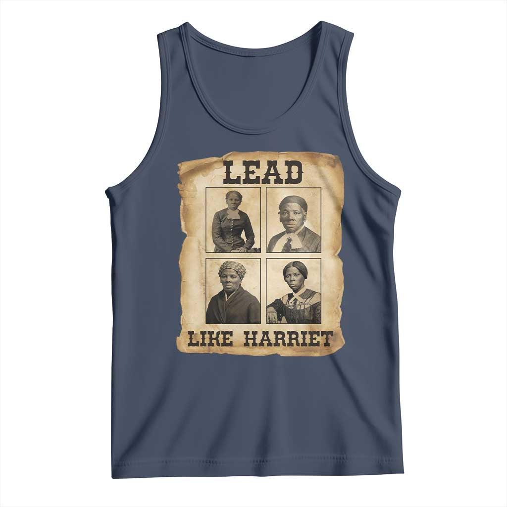 Vintage Harriet Tubman Poster Tank Top Lead Like Harriet - Wonder Print Shop