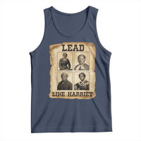 Vintage Harriet Tubman Poster Tank Top Lead Like Harriet - Wonder Print Shop